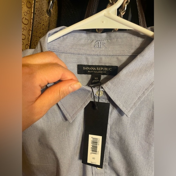 WOMEN’S BANANA REPUBLIC RILEY TAILORED FIT SHIRT - Picture 5 of 6